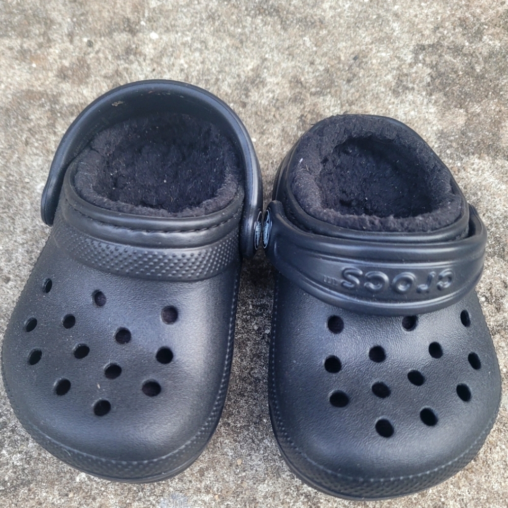 Crocs Kids Black Clogs